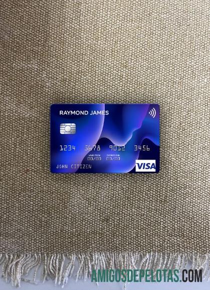 EUA Raymond James Financial Bank Visa Card Photolook Frente modelo